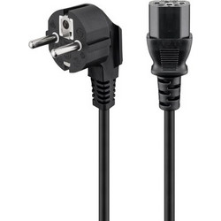 Powertech CAB-P031 Καλώδιο Τροφοδοσίας Schuko to IEC C13 3m