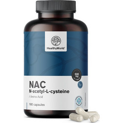 HealthyWorld NAC 500mg 180 Κάψουλες