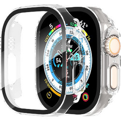Techsuit Defense360 Pro Πλαστική Θήκη Tempered Glass για Apple Watch Ultra 49mm Διαφανής