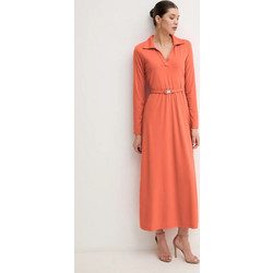 DKNY Midi Καθημερινό Φόρεμα Πορτοκαλί DD5J1H52-00P6
