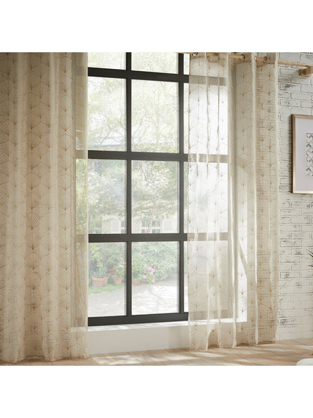 Atmosphera Κουρτίνα Παραθύρου με Τρουκς 140x240 Mia 178580D Linen