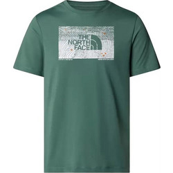 The North Face Foundation Abstract Ανδρικό Αθλητικό T-Shirt Βεραμάν NF0A8BQV-HCH