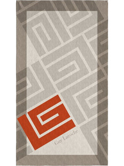 Guy Laroche Πετσέτα Θαλάσσης Χακί 100x175cm 2502