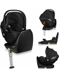 Lionelo Moxie Κάθισμα Αυτοκινήτου i-Size 0-13kg ISOfix Black Carbon