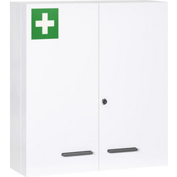 Kleankin Κουτί Φαρμακείου Τοίχου Άσπρο 834-524V00WT