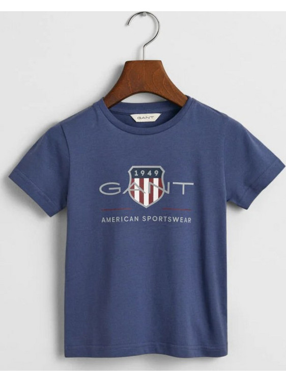 Gant Παιδικό T-Shirt Κοντομάνικο Μπλε 805182-401
