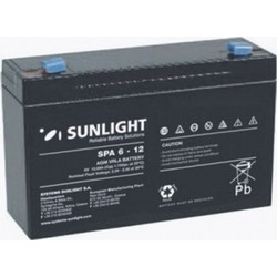 Sunlight SPA6-12 Μπαταρία VRLA-AGM 6V 12Ah