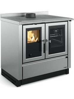 La Nordica Venezia Inox Μαντεμένια Ξυλόσομπα με Φούρνο 8.3kW