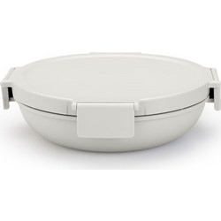 Brabantia Make&Take Δοχείο Φαγητού Πλαστικό Κατάλληλο για Φούρνο Μικροκυμάτων 1Lt Light Grey