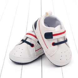 Childrenland Βρεφικά Sneakers Αγκαλιάς Άσπρο Κόκκινο D3013