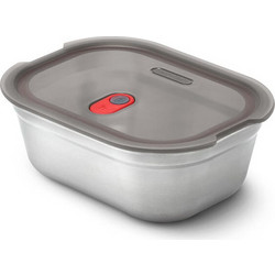 Black & Blum Δοχείο Φαγητού Inox Κατάλληλο για Φούρνο Μικροκυμάτων 600ml Γκρι Ανθρακί