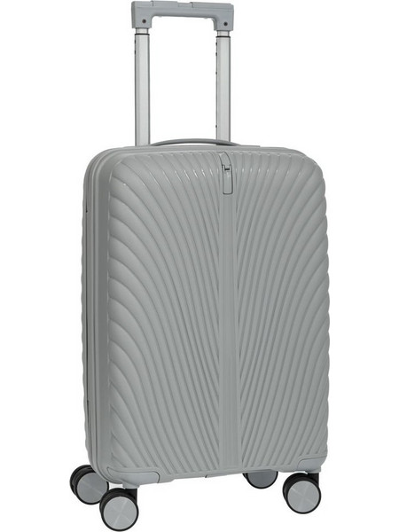 90259 Βαλίτσα Καμπίνας 55x34x20cm με 4 Ρόδες Γκρι