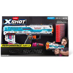 Zuru X-Shot Skins Pro Series Fury-X Σετ Παιδικό Όπλο με Βελάκια 36772