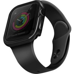 Uniq Valencia Πλαστική Θήκη για Apple Watch 4 / 5 / 6 / SE 40mm Μαύρη