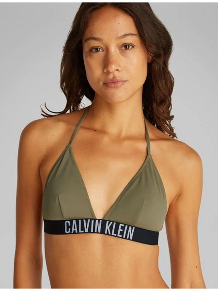 Calvin Klein Bikini Top Τριγωνάκι Χακί KW0KW02854-LDV