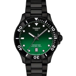 Tissot Seastar 1000 Ανδρικό Ρολόι με Μαύρο Μεταλλικό Μπρασελέ T120.410.33.091.00