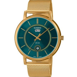 Casio Ανδρικό Ρολόι με Χρυσό Μεταλλικό Μπρασελέ MTP-B120MG-3AVDF