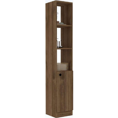 Hanah Home Trend Στήλη Μπάνιου Δαπέδου Ξύλινη Walnut 835PUQ3917