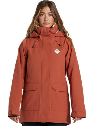 DC Γυναικείο Μπουφάν Χειμωνιάτικο Softshell Μακρύ Rusted ADJTJ03037-NNY0