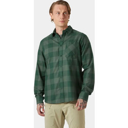 Helly Hansen Ανδρικό Πουκάμισο Καρό Μακρυμάνικο Κανονική Γραμμή Πράσινο 63290-390