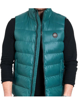 Ice Tech Αμάνικο Ανδρικό Μπουφάν Puffer Πετρόλ G-924D