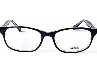 Marconi 690 C15 Ανδρικός Σκελετός Γυαλιών Οράσεως Κοκάλινος Μαύρος