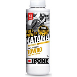 Ipone Katana Full Power Συνθετικό Λάδι Μηχανής 4T 10W-60 1lt