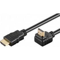 Goobay Καλώδιο HDMI 2.0 Angle 90° HDMI Male to HDMI Male 2m Black 61296