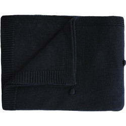 Mushie Κουβέρτα Αγκαλιάς Πλεκτή 80x100 Navy Μπλε 2180337
