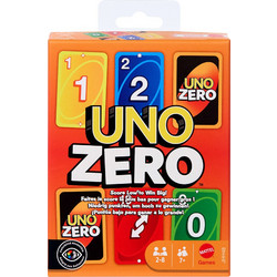 Mattel UNO Zero Επιτραπέζιο Παιχνίδι 7+ Ετών για 2+ Παίκτες