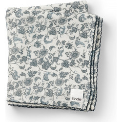 Elodie Details Garden Leo Toile Πάνα Φασκιώματος από Μουσελίνα Λευκή Μπλε 80cm BR79441