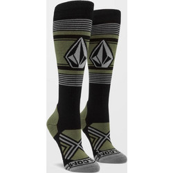 Volcom Γυναικείες Κάλτσες Ψηλές με Σχέδια Μαύρες Χακί K6352500-LCG