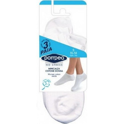 Pompea Γυναικείες Κάλτσες Σοσόνια Λευκές 3Pack 90762085
