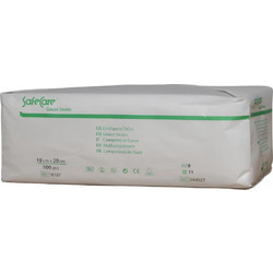 SafeCare Μη Αποστειρωμένες Γάζες 8ply 10x20cm 100τμχ