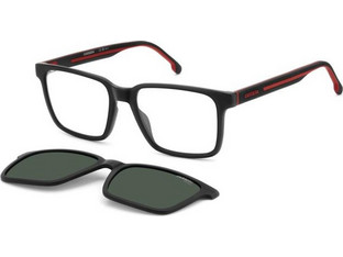 Carrera CA8069CS BLXUC Ανδρικός Σκελετός Γυαλιών Οράσεως με Clip-On Κοκάλινος Μαύρος