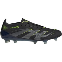 Adidas Predator Elite FG JI1085 Ποδοσφαιρικά Παπούτσια με Τάπες Μαύρα Lime