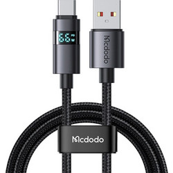 Mcdodo CA-6520 Braided USB-A to USB-C 1.2m Black 6921002665209