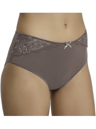 Dreams Γυναικείο Slip με Δαντέλα Ανθρακί 825-DRM