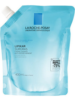 La Roche-Posay Lipikar Surgras Κρεμώδες Αφρόλουτρο για Ευαίσθητο Δέρμα Refill 400ml