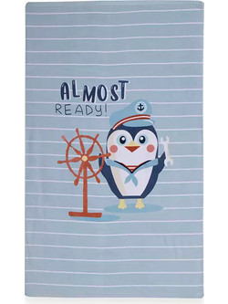Nef-Nef Penguin Παιδική Πετσέτα Θαλάσσης Γαλάζια 70x120cm 037734