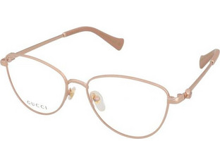 Gucci GG1595O 002 Γυναικείος Σκελετός Γυαλιών Οράσεως Μεταλλικός Χρυσός