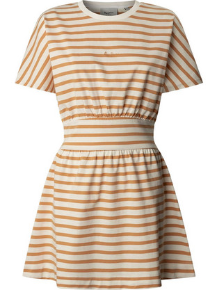 Pepe Jeans Vania Mini Καλοκαιρινό Καθημερινό Φόρεμα Μπεζ PL953744-133