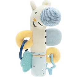 KikkaBoo Stripy Friends Υφασμάτινη Κουδουνίστρα Πίεσης για Νεογέννητα