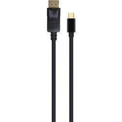 Cablexpert Καλώδιο Mini DisplayPort 1.2 to DisplayPort Male 1.8m Black CCP-MDP2-6