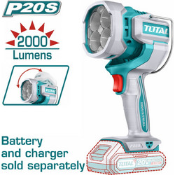 Total TWLI2088 Επαναφορτιζόμενος Φακός Led 2000lm