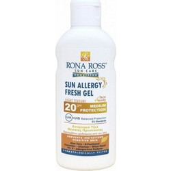 Rona Ross Sun Allergy Fresh Αντηλιακό Gel Προσώπου & Σώματος SPF20+ 150ml