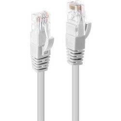 Lindy U/UTP Cat.6 Καλώδιο Δικτύου Ethernet 0.3m White 48090