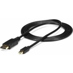 StarTech Καλώδιο Mini DisplayPort 1.2 to DisplayPort Male 1.8m Black MDP2DPMM6