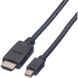 Value Καλώδιο Mini DisplayPort 1.1 to HDMI Male 4.5m Black 11.99.5793-10