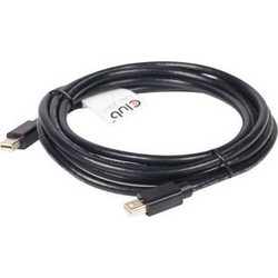 CLUB3D Καλώδιο Mini DisplayPort 1.2 to Mini DisplayPort Male 2m Black CAC-2161